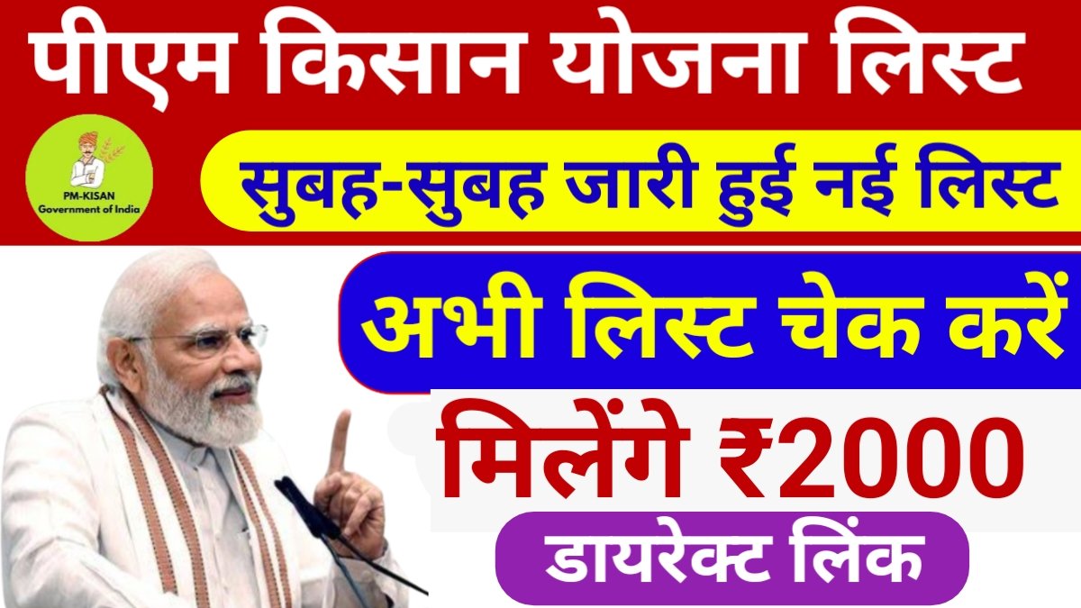 PM Kisan Beneficiary List Check Process